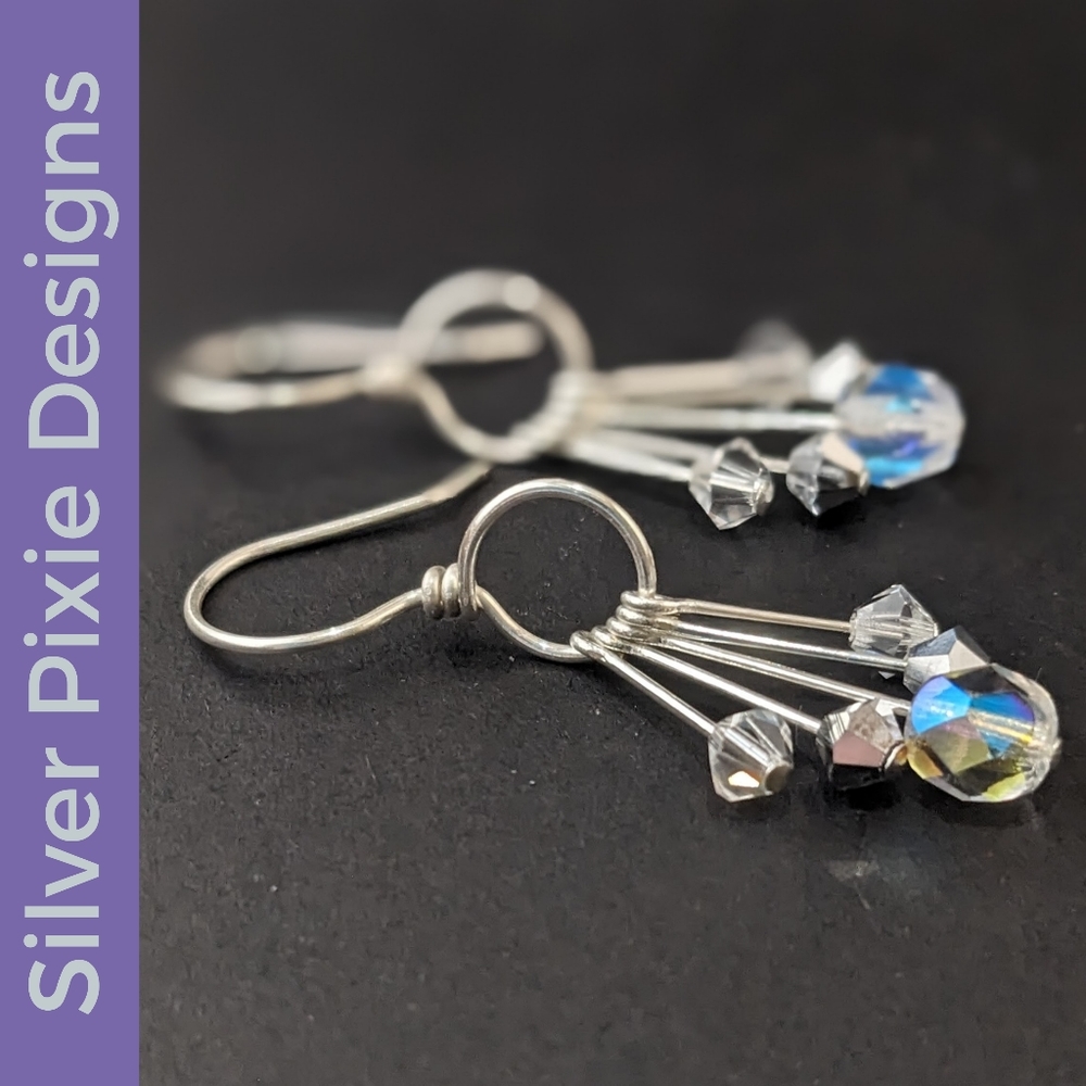 Handcrafted New Year's Glam Earrings